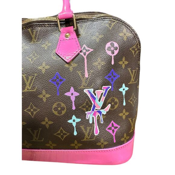 Louis Vuitton Alma expertly painted - Picture 4 of 7